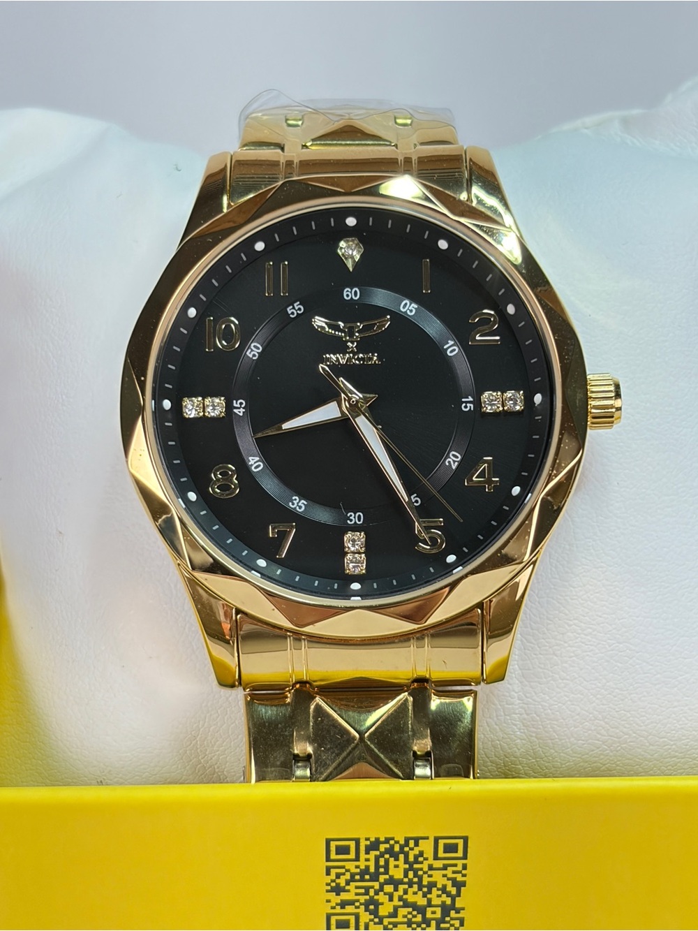 Invicta Specialty 41mm 69019 Gold Tone Men’s Dress Watch with Black Dial - NIB